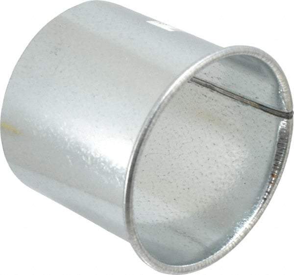 Made in USA - 5" ID Galvanized Duct Adapter - 4" Long, 22 Gage - Exact Industrial Supply