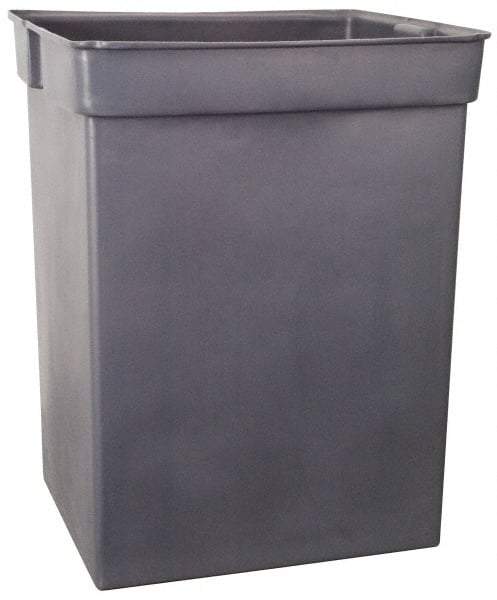 Rubbermaid - 42 Gal Rectangle Plastic Rigid Trash Can Liner - 23-1/4" Long x 20-1/4" Wide x 29" High, Compatible with Container Series Glutton - Exact Industrial Supply