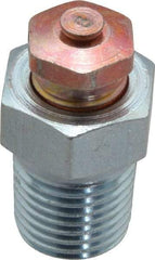 LDI Industries - 1/4-18 Thread, 1 to 5 psi Relief Pressure, Steel, Relief Vent - 1-1/8" High, 15.75mm Hex Flats Diam - Exact Industrial Supply