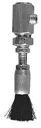 LDI Industries - 1" Width/Diam, Oil Reservoir Lubrication Brushes - 1-5/8" Bristle Length, 4-7/8" Length Under Mounting Thread, Straight Shank - Exact Industrial Supply