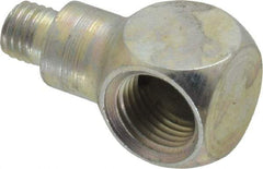 Alemite - 90° Head Angle, Grease Fitting Adapter - 1-1/32" Overall Height, 7/32" Shank Length - Exact Industrial Supply
