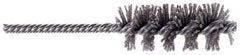 Osborn - 1" Long x 1/4" Diam Steel Tube End Fitting Brush - 6-3/8" OAL, 0.005" Wire Diam - Exact Industrial Supply