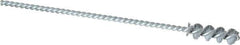 Osborn - 0.325" Diam Helical Nylon Tube Brush - 1" Brush Length, 5" OAL, 0.119" Diam Shank - Exact Industrial Supply