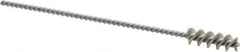 Osborn - 0.325" Diam Helical Nylon Tube Brush - 1" Brush Length, 5" OAL, 0.119" Diam Shank - Exact Industrial Supply
