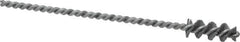Osborn - 0.385" Diam Helical Nylon Tube Brush - 1" Brush Length, 5" OAL, 0.152" Diam Shank - Exact Industrial Supply
