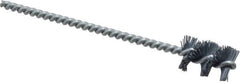 Osborn - 0.64" Diam Helical Nylon Tube Brush - 1" Brush Length, 5" OAL, 0.169" Diam Shank - Exact Industrial Supply