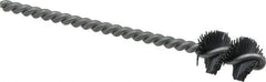 Osborn - 0.765" Diam Helical Nylon Tube Brush - 1" Brush Length, 5" OAL, 0.228" Diam Shank - Exact Industrial Supply