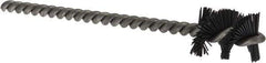 Osborn - 0.765" Diam Helical Nylon Tube Brush - 1" Brush Length, 5" OAL, 0.228" Diam Shank - Exact Industrial Supply