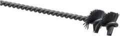 Osborn - 0.89" Diam Helical Nylon Tube Brush - 1" Brush Length, 5" OAL, 0.228" Diam Shank - Exact Industrial Supply