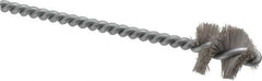 Osborn - 0.89" Diam Helical Nylon Tube Brush - 1" Brush Length, 5" OAL, 0.228" Diam Shank - Exact Industrial Supply