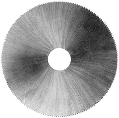 Value Collection - 2" Diam x 0.028" Blade Thickness, 3/8" Arbor Hole Diam, 152 Teeth, High Speed Steel Jeweler's Saw - Uncoated - Exact Industrial Supply