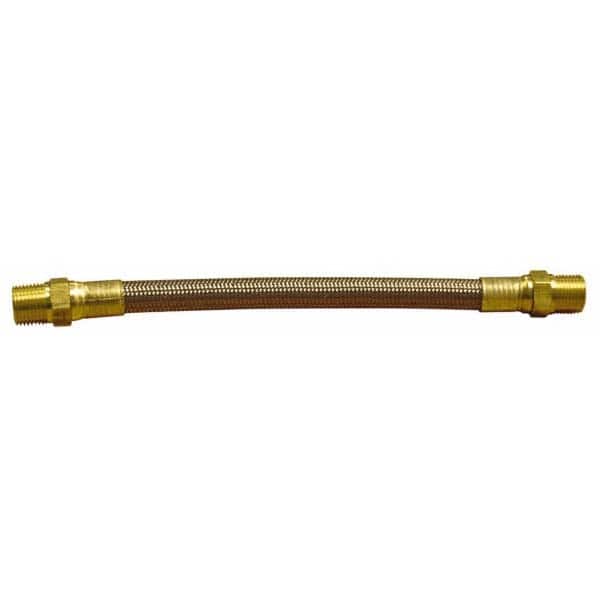 Made in USA - 36" OAL, 7/8" ID, 1,000 Max psi, Flexible Metal Hose Assembly - Exact Industrial Supply