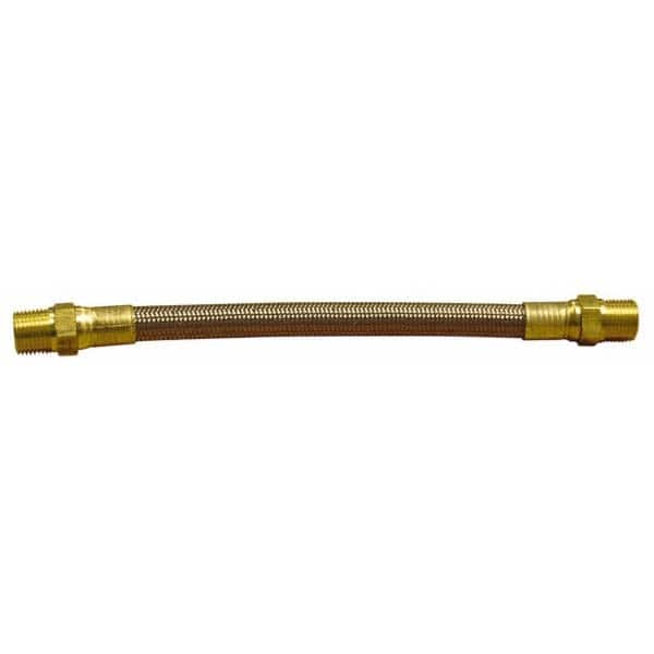 Made in USA - 48" OAL, 7/8" ID, 1,000 Max psi, Flexible Metal Hose Assembly - Exact Industrial Supply