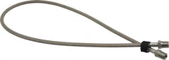 Made in USA - 36" OAL, 1/4" ID, 3,000 Max psi, Flexible Metal Hose Assembly - Exact Industrial Supply