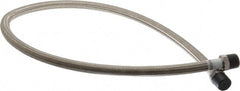 Made in USA - 48" OAL, 5/8" ID, 1,200 Max psi, Flexible Metal Hose Assembly - Exact Industrial Supply