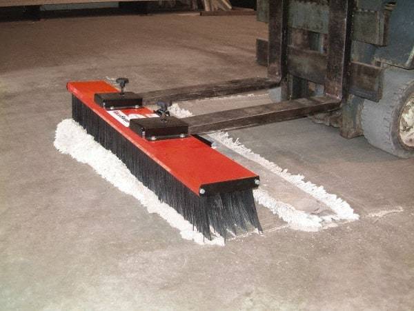 Trynex - 60" Wide Sweeper Fork Lift - Polypropylene Bristles - Exact Industrial Supply