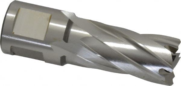 Hougen - 21/32" Diam x 1" Deep High Speed Steel Annular Cutter - Exact Industrial Supply