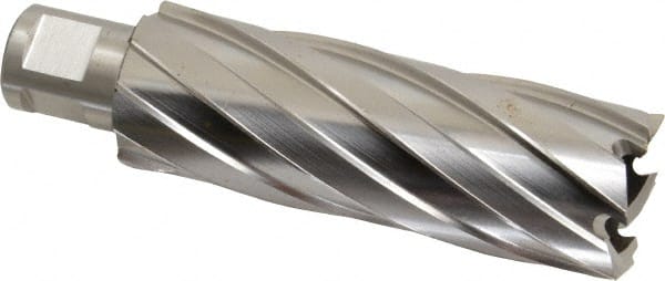 Hougen - 1-3/16" Diam x 3" Deep High Speed Steel Annular Cutter - Exact Industrial Supply