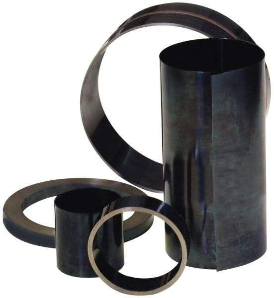 Value Collection - 1 Piece, 25 Ft. Long x 2 Inch Wide x 0.025 Inch Thick, Roll Shim Stock - Spring Steel - Exact Industrial Supply