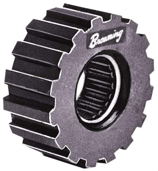 Browning - 1" Inside x 2.6" Outside Diam, Timing Belt Pulley - Steel - Exact Industrial Supply