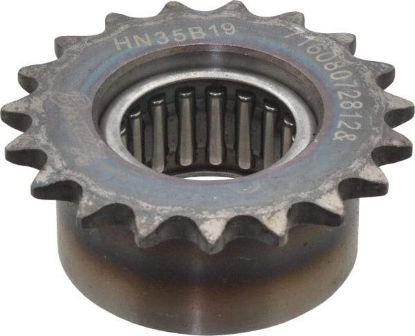Browning - 2.47" Outside Diam, Steel, Chain Idler Sprocket - Chain Size 35 - Exact Industrial Supply