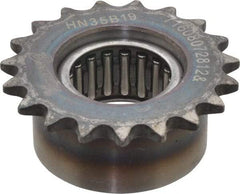 Browning - 2.47" Outside Diam, Steel, Chain Idler Sprocket - Chain Size 35 - Exact Industrial Supply