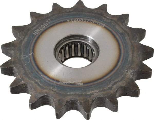 Browning - 4.46" Outside Diam, Steel, Chain Idler Sprocket - Chain Size 60 - Exact Industrial Supply