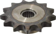 Browning - 4.66" Outside Diam, Steel, Chain Idler Sprocket - Chain Size 80 - Exact Industrial Supply