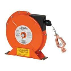 Hubbell Workplace - 1/8 Inch x 50 Ft. Stranded Cable Grounding Reel - Spring Driven Reel - Exact Industrial Supply