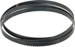 Starrett - 6 TPI, 5' 4-1/2" Long x 1/2" Wide x 0.025" Thick, Welded Band Saw Blade - Carbon Steel, Toothed Edge, Raker Tooth Set, Flexible Back, Contour Cutting - Exact Industrial Supply
