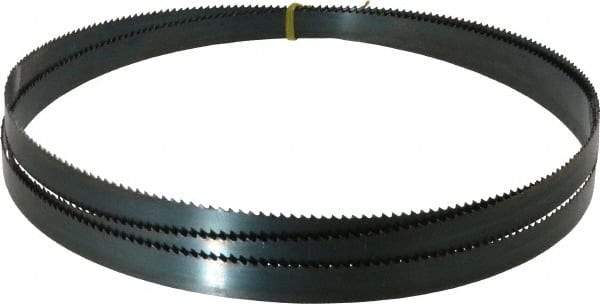 Starrett - 6 TPI, 9' Long x 3/4" Wide x 0.032" Thick, Welded Band Saw Blade - Carbon Steel, Toothed Edge, Raker Tooth Set, Flexible Back, Contour Cutting - Exact Industrial Supply