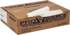 Pack of 250 Trash Bags 24X32 1ML CLEAR 250/PK PRO-SOURCE CAN LINER