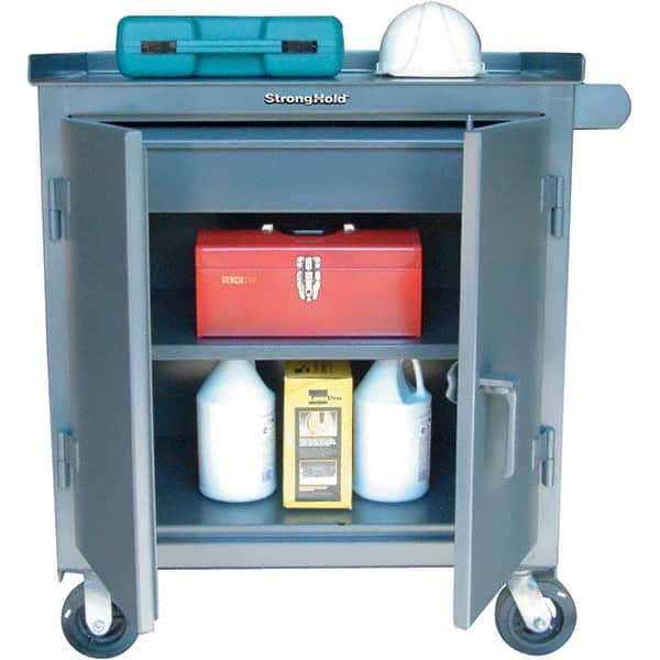 Strong Hold - Tool Storage Carts Type: Tool Cart Number of Drawers: 1 - Exact Industrial Supply