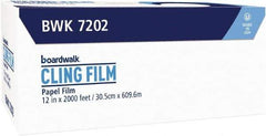 Boardwalk - PVC Food Wrap Film, 12" x 2,000' Roll - Use with Food Protection - Exact Industrial Supply