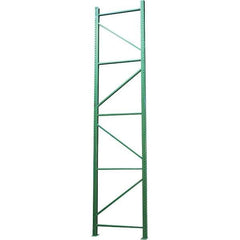 Vestil - 24,000 Lb Capacity Heavy-Duty Framing Upright Pallet Storage Rack - 42" Wide x 168" High x 42" Deep, Green - Exact Industrial Supply