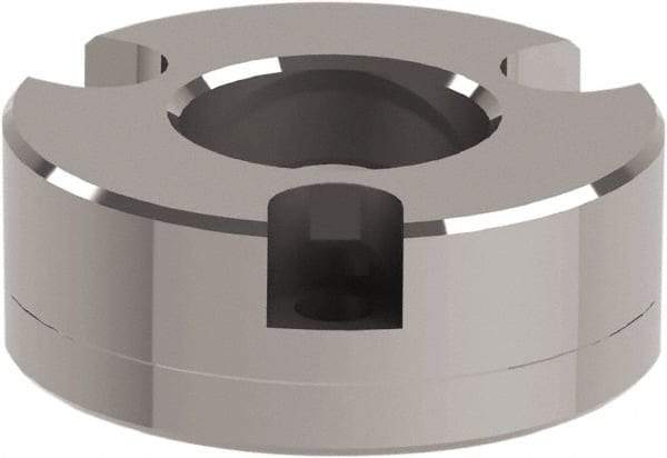 Jergens - Ball Lock System Compatible, Bolt-In Recessed Modular Fixturing Receiver Bushing - 25mm ID x 2.1653" OD, 2.1653" Overall Height - Exact Industrial Supply