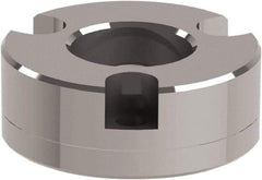 Jergens - Ball Lock System Compatible, Bolt-In Recessed Modular Fixturing Receiver Bushing - 25mm ID x 2-1/16" OD, 2-1/16" Overall Height - Exact Industrial Supply