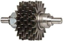 Desmond - 2" Diam Dresser Replacement Cutter Set - 1-1/4" Thick Wheel, Fits Dresser 14310, for Grinding Wheel Dressing - Exact Industrial Supply