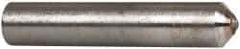 Made in USA - 1/4 Carat Single Point Diamond Dresser - 2" Long x 3/8" Shank Diam - Exact Industrial Supply