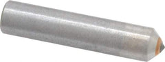 Made in USA - 1/2 Carat Single Point Diamond Dresser - 2" Long x 7/16" Shank Diam - Exact Industrial Supply