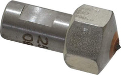 Made in USA - 1/4 Carat Single Point Diamond Dresser - 3/4" Long x 7/16" Shank Diam - Exact Industrial Supply
