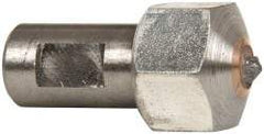 Made in USA - 1/2 Carat Single Point Diamond Dresser - 3/4" Long x 7/16" Shank Diam - Exact Industrial Supply