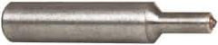 Made in USA - 2" Long x 3/8" Shank Diam Single Point Diamond Dresser - Radius Tool - Exact Industrial Supply