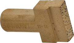 Norton - 7/16" Shank Multi-Point Diamond Dresser - 1/4" Diam x 3/4" Long x 5/16" Thick Diamond - Exact Industrial Supply