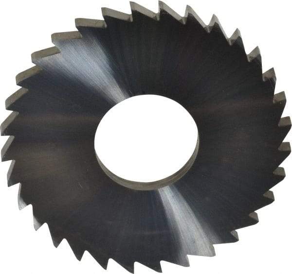 Made in USA - 1-3/4" Diam x 1/8" Blade Thickness x 5/8" Arbor Hole Diam, 32 Tooth Slitting and Slotting Saw - Arbor Connection, Solid Carbide, Concave Ground - Exact Industrial Supply