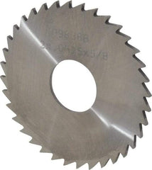 Made in USA - 2" Diam x 1/16" Blade Thickness x 5/8" Arbor Hole Diam, 36 Tooth Slitting and Slotting Saw - Arbor Connection, Uncoated, Solid Carbide, Concave Ground - Exact Industrial Supply