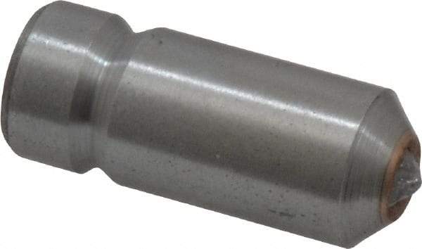 Made in USA - 3/4 Carat Single Point Diamond Dresser - 1-1/8" Long x 7/16" Shank Diam - Exact Industrial Supply