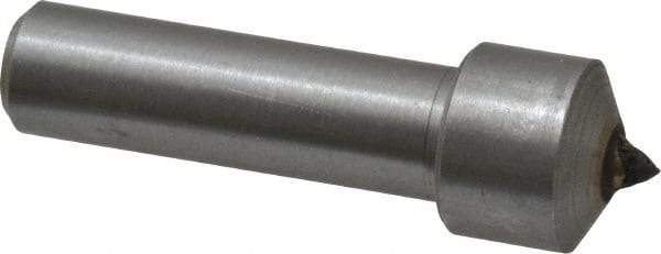 Value Collection - 1-1/2 Carat Single Point Diamond Dresser - 1-1/2" Long x 7/16" Shank Diam, 5/8" Diam x 5/8" Thick Head - Exact Industrial Supply