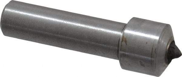Value Collection - 2 Carat Single Point Diamond Dresser - 1-1/2" Long x 7/16" Shank Diam, 5/8" Diam x 5/8" Thick Head - Exact Industrial Supply