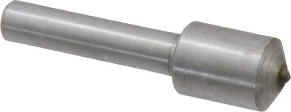 Value Collection - 1/4 Carat Single Point Diamond Dresser - 1-1/8" Long x 1/4" Shank Diam, 7/16" Diam x 5/8" Thick Head - Exact Industrial Supply